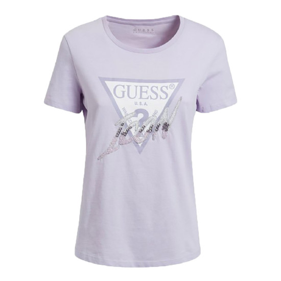 Guess Γυναικεία κοντομάνικη μπλούζα SS CN Icon Tee